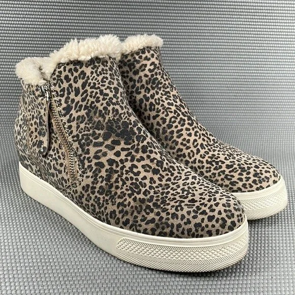 Dolce Vita Women’s Side Zip Fashion Boots With Cheetah Print Size 9.5 - Picture 2 of 11